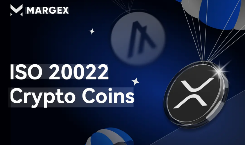 마르멕스(Margex)에서 제작한 ISO 20022 표준 준수 암호화폐 홍보물