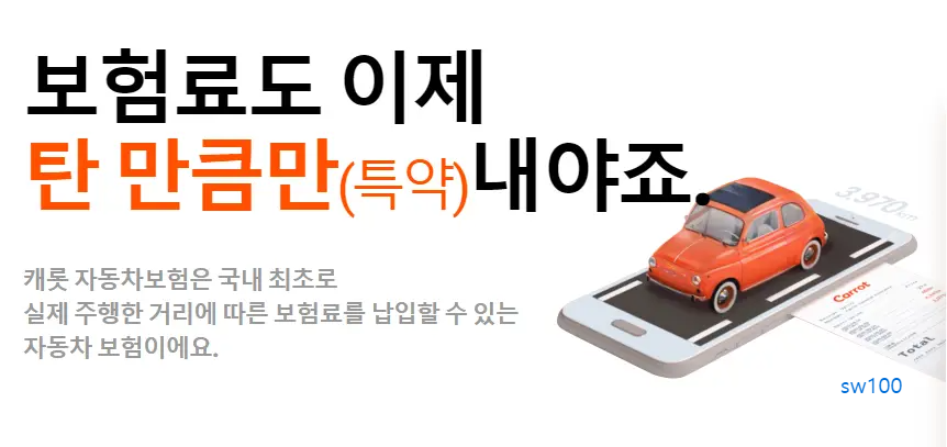 캐롯 퍼마일 자동차보험 살펴보기 5