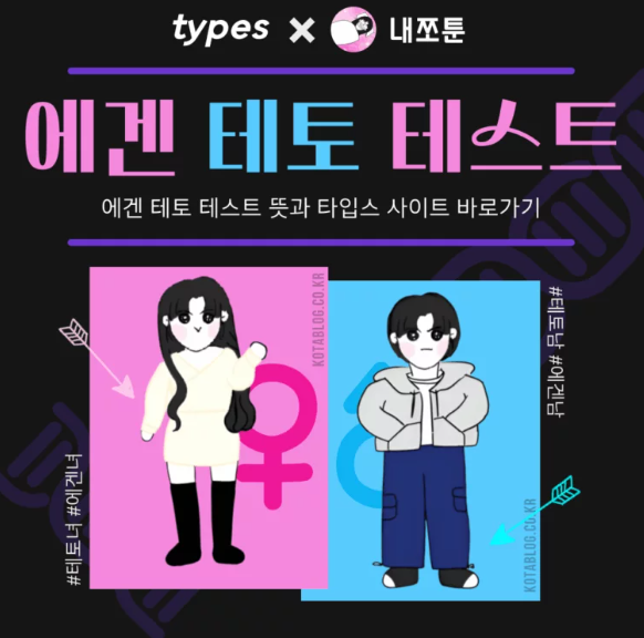 에겐 테토 테스트 타입스 푸망 링크 뜻 에겐테토녀 에겐남 테토남 성향 특징