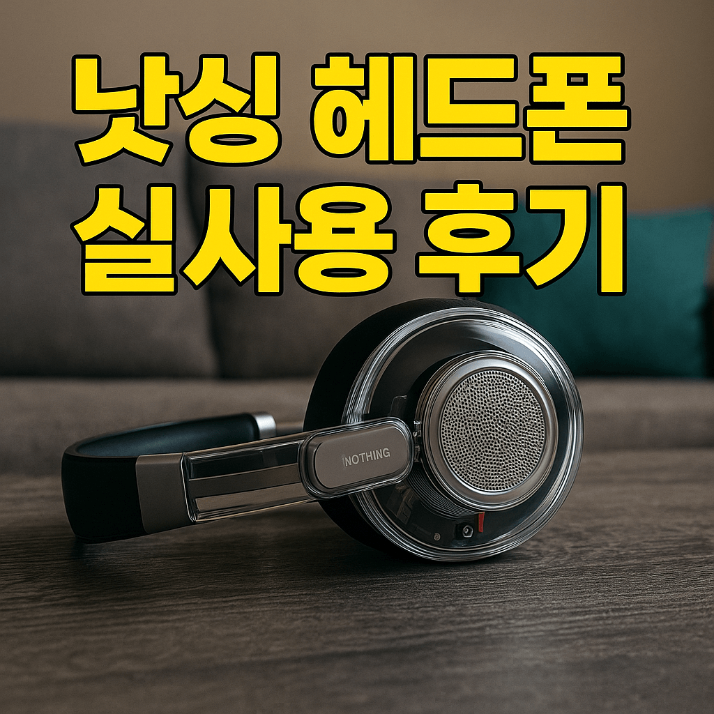 낫싱 헤드폰 실사용 후기