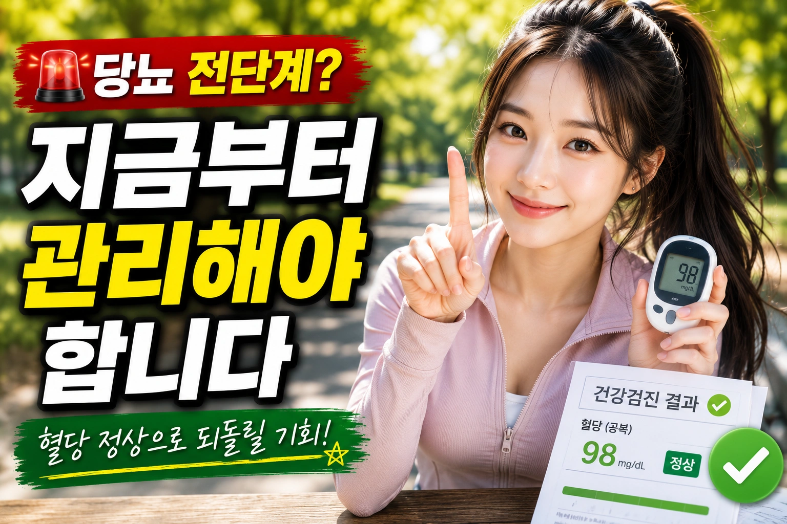 당뇨 전단계라고 들었다면 지금부터 관리해야 합니다|꼭 실천해야 할 5가지