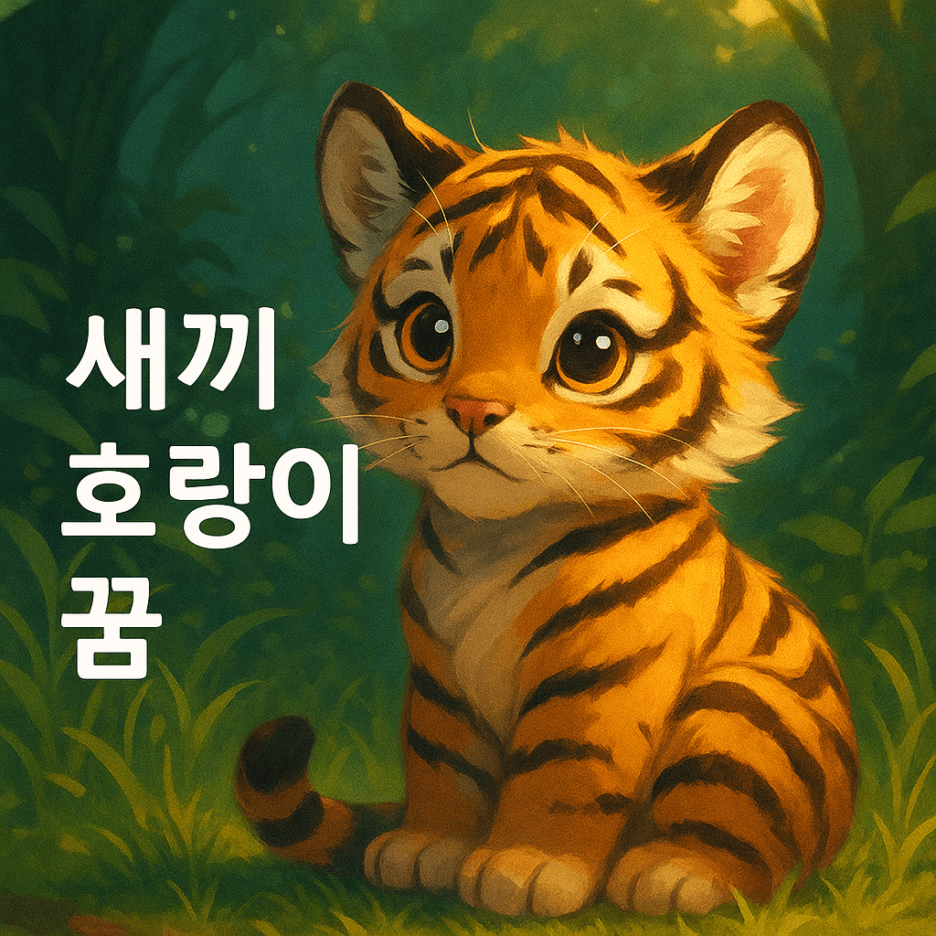 새끼 호랑이 꿈 해몽