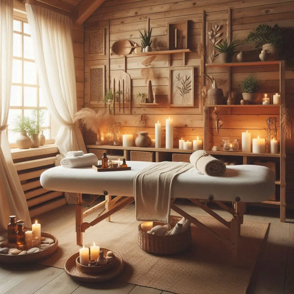 피부,체형관리 샵 배경