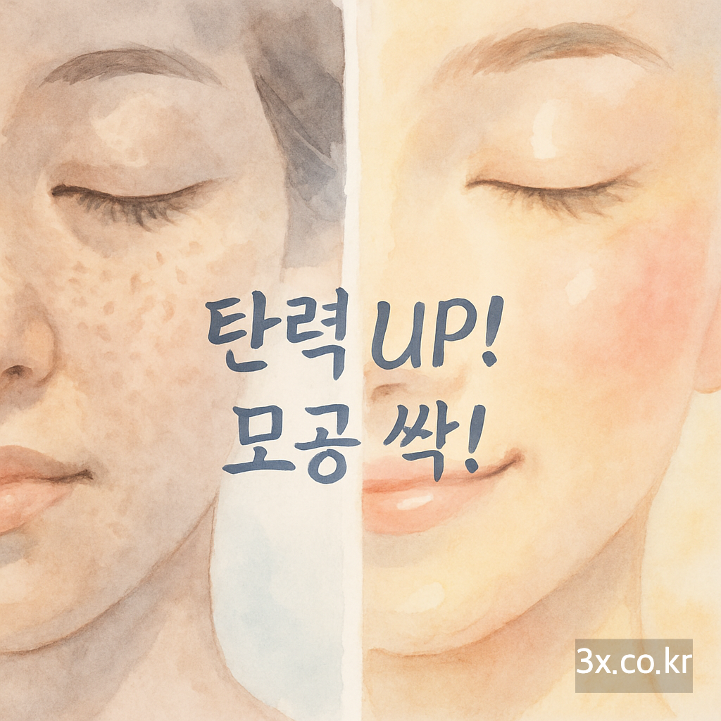 탄력 UP! 모공 꽉 잡아주기