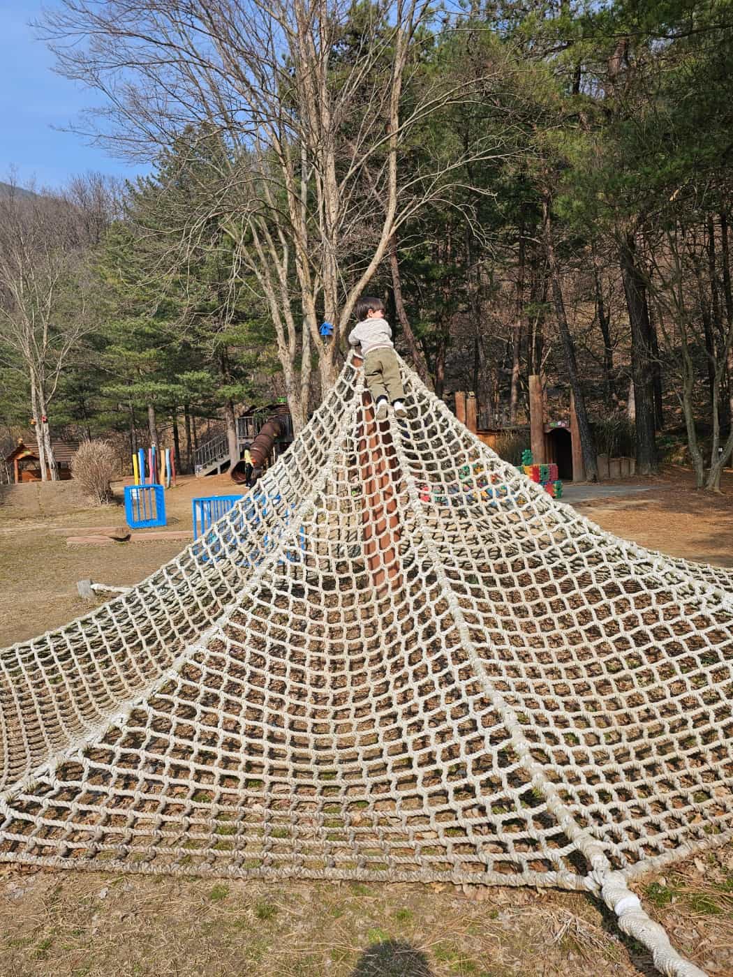 K-water 충주댐 물문화관 숲놀이터 그물망