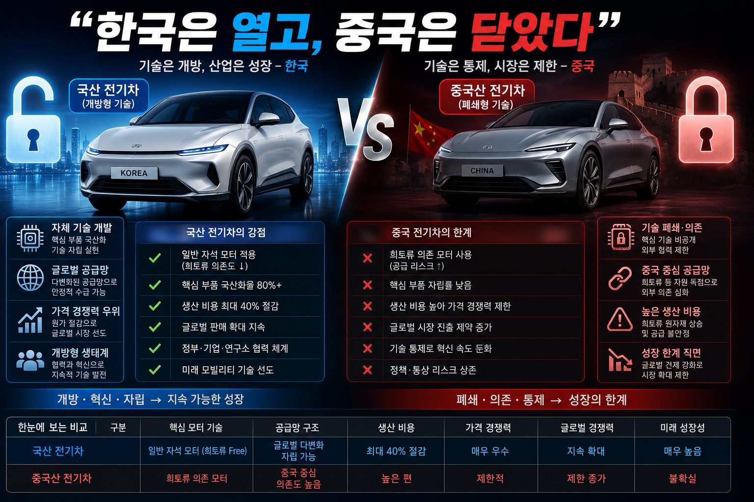 전기차 시장 한국은 열고 중국은 닫았다 관련 이미지