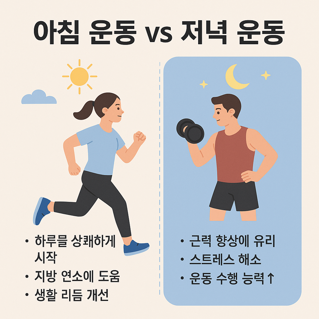 운동 타이밍도 중요하다