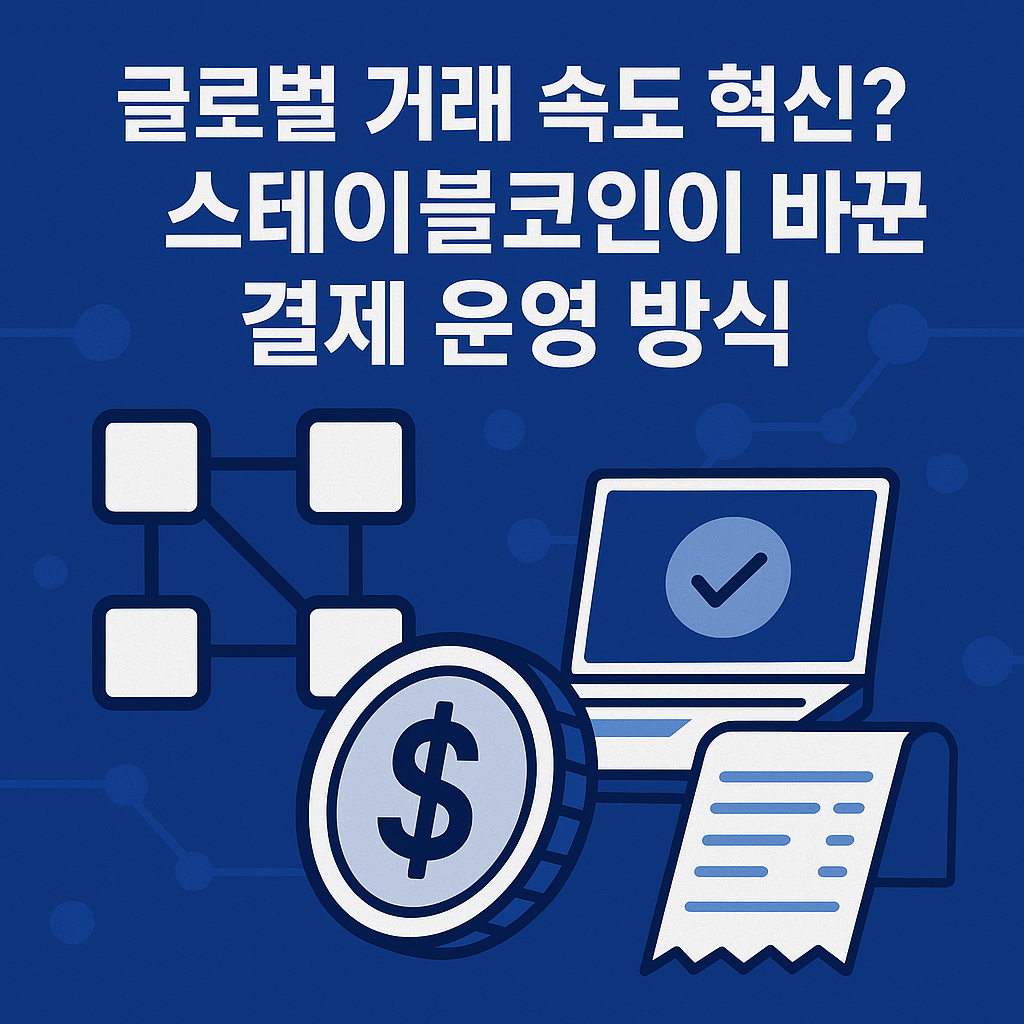 글로벌 거래 속도 혁신? 스테이블코인이 바꾼 결제 운영 방식