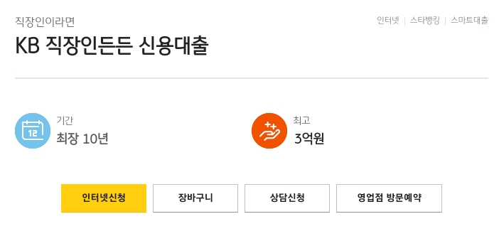 KB직장인든든 신용대출
