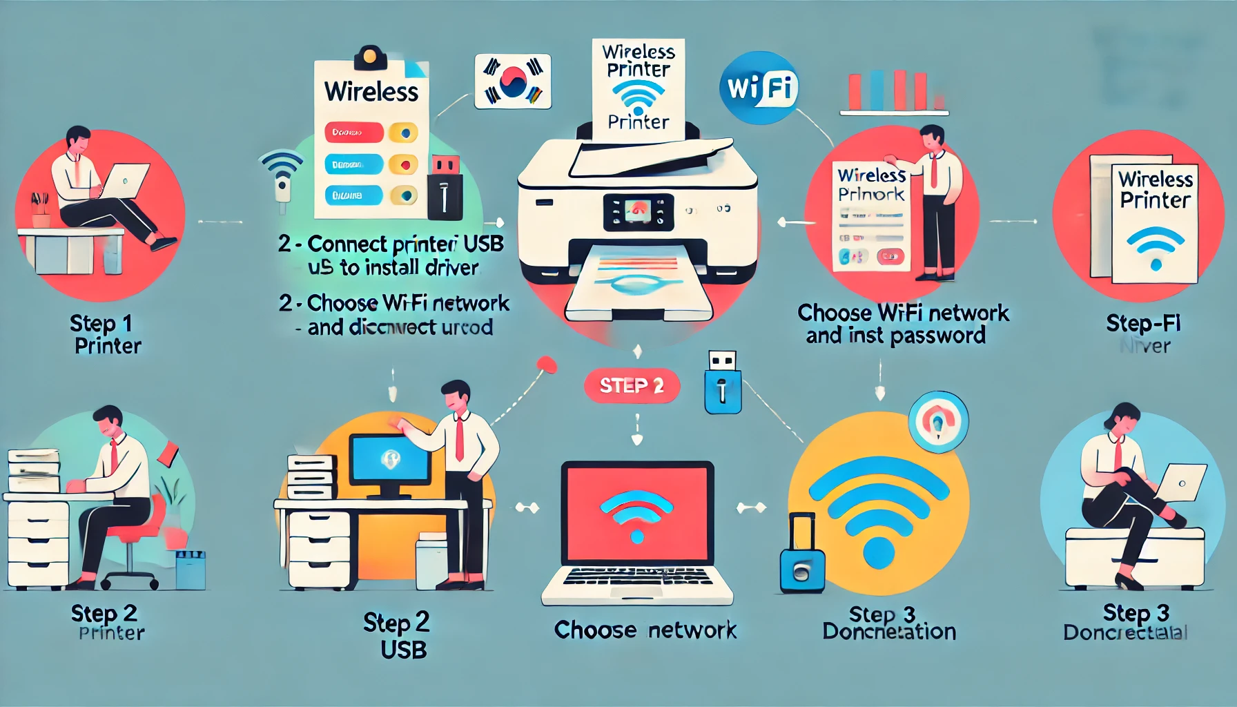 [무선 프린터] 연결, 스캔 설정, NFC·Wi-Fi 다이렉트 인쇄까지 완벽 가이드