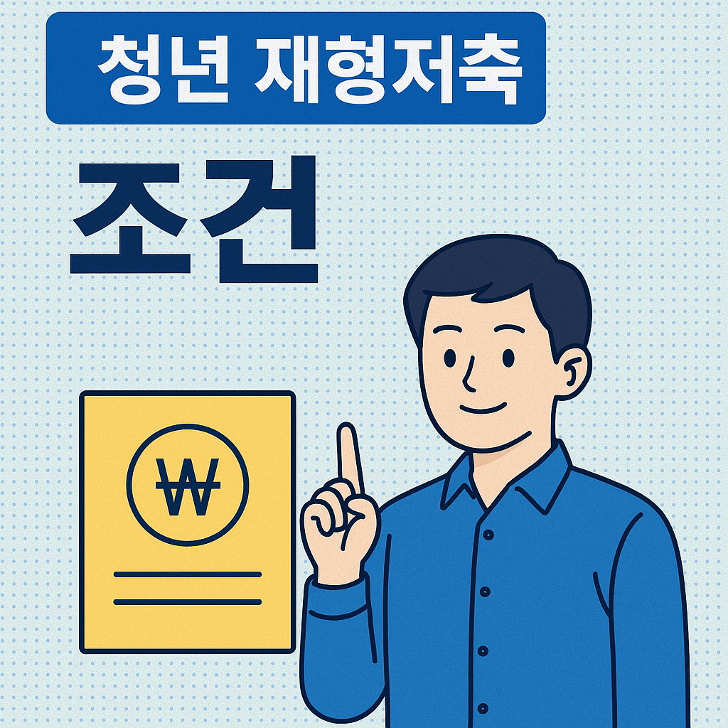 청년 재형저축 조건