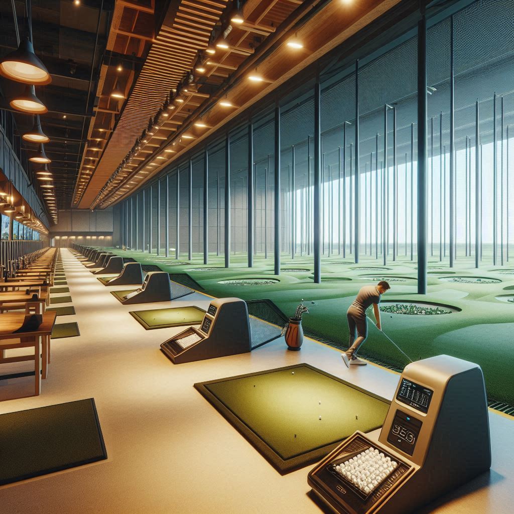 실내골프연습장 배경