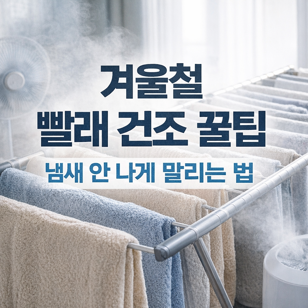 겨울철 빨래 건조 꿀팁