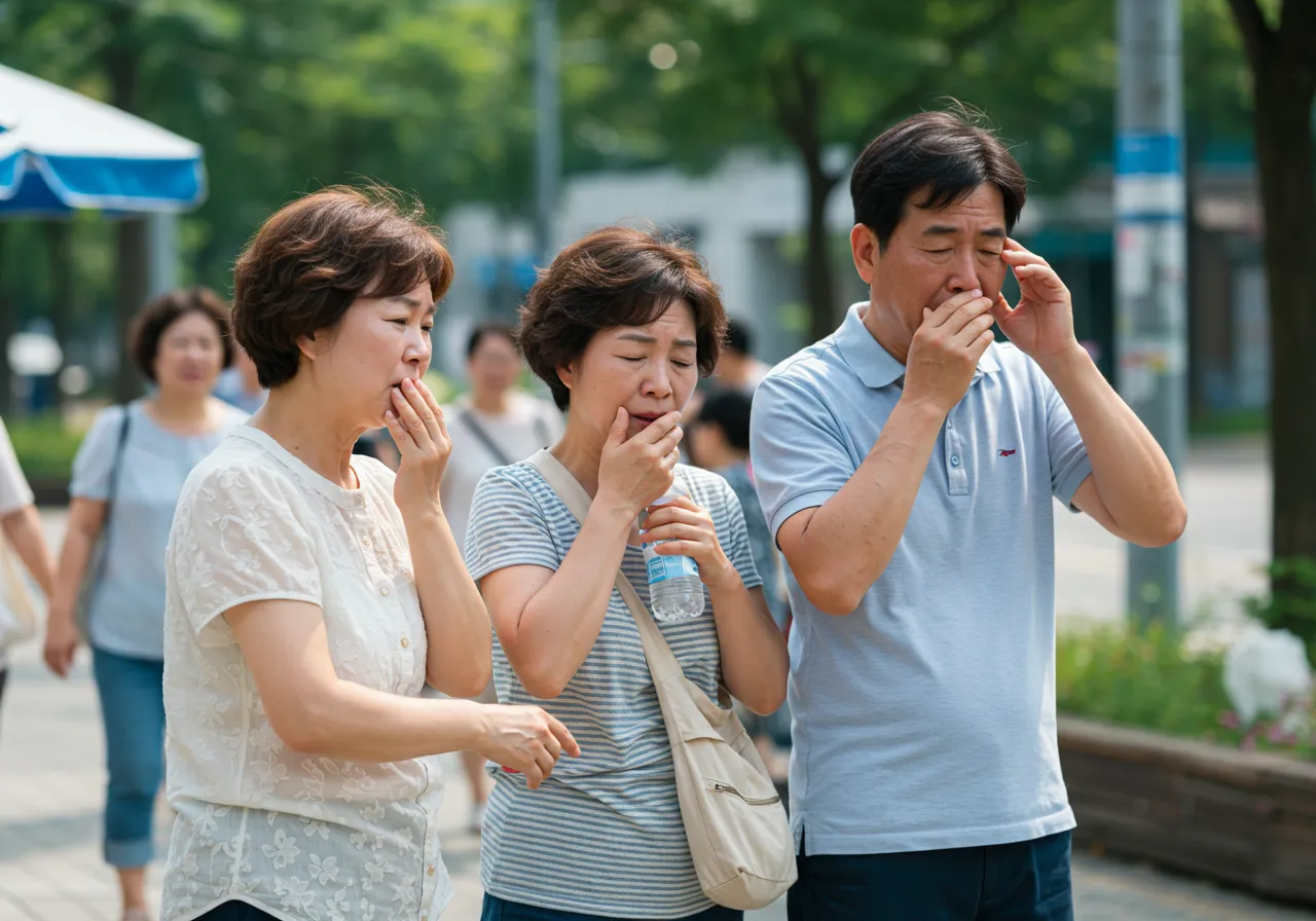 입마름, 어지럼증, 두통, 피로감