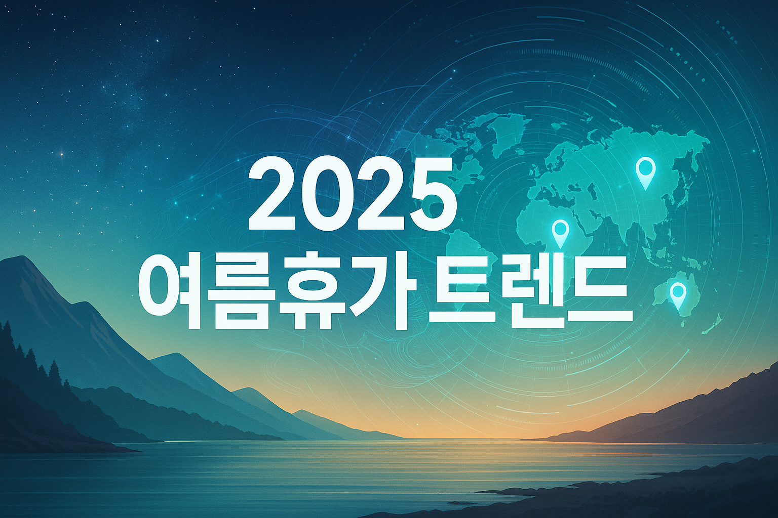 2025 여름휴가 트렌드