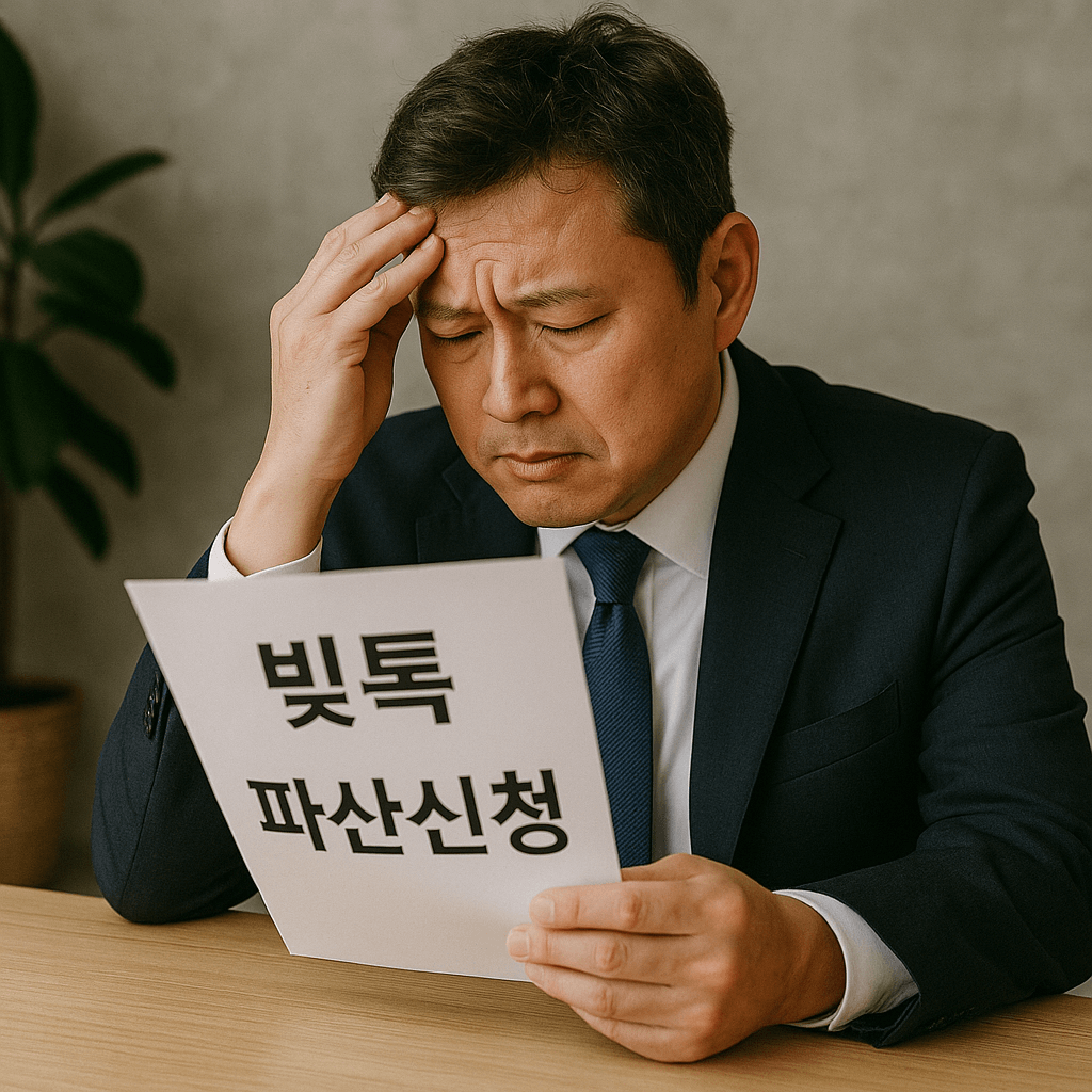 빚톡 파산신청 방법