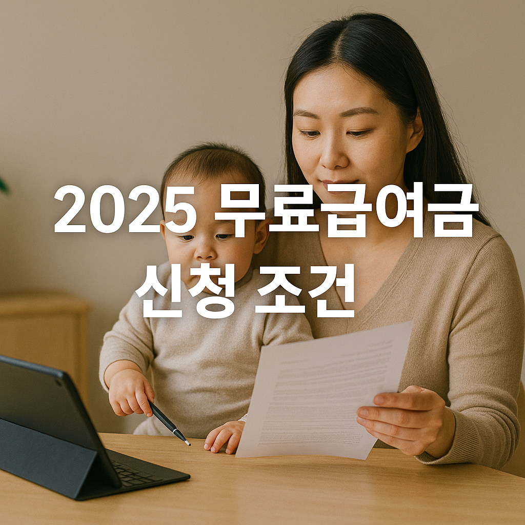 2025 부모급여 신청 조건 관련 이미지