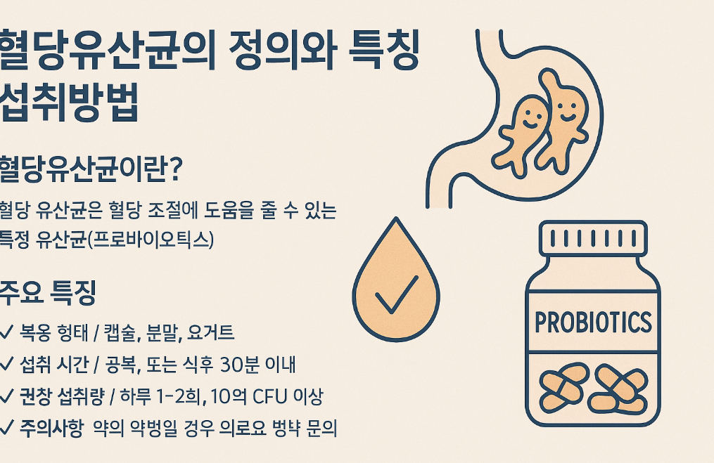 혈당유산균