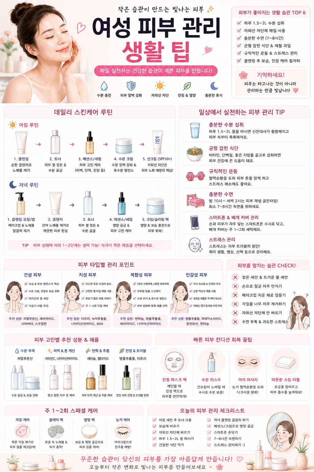 여성 피부 관리 생활 팁 관련 사진