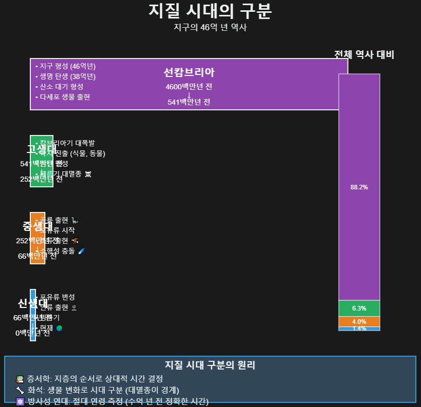 지질 시대의 구분