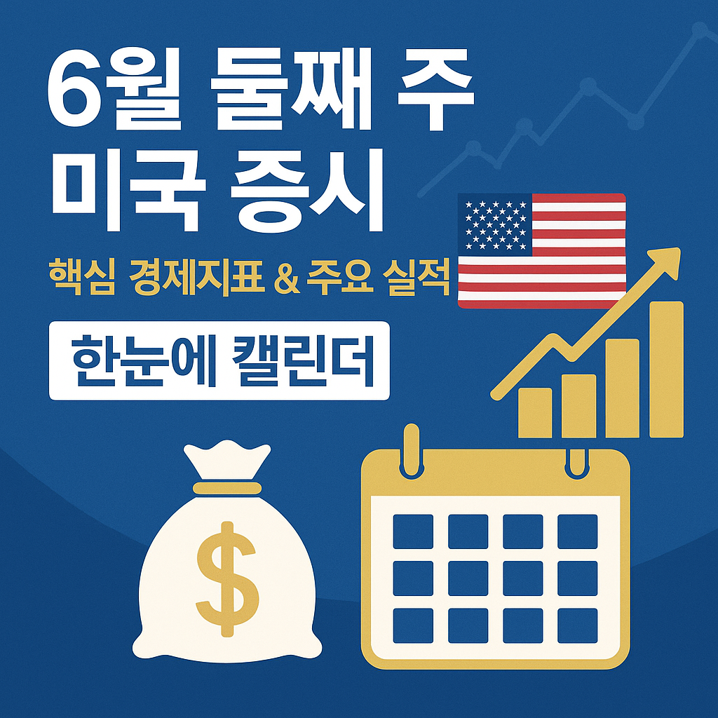 2025년 6월 둘째 주 미국 증시 일정