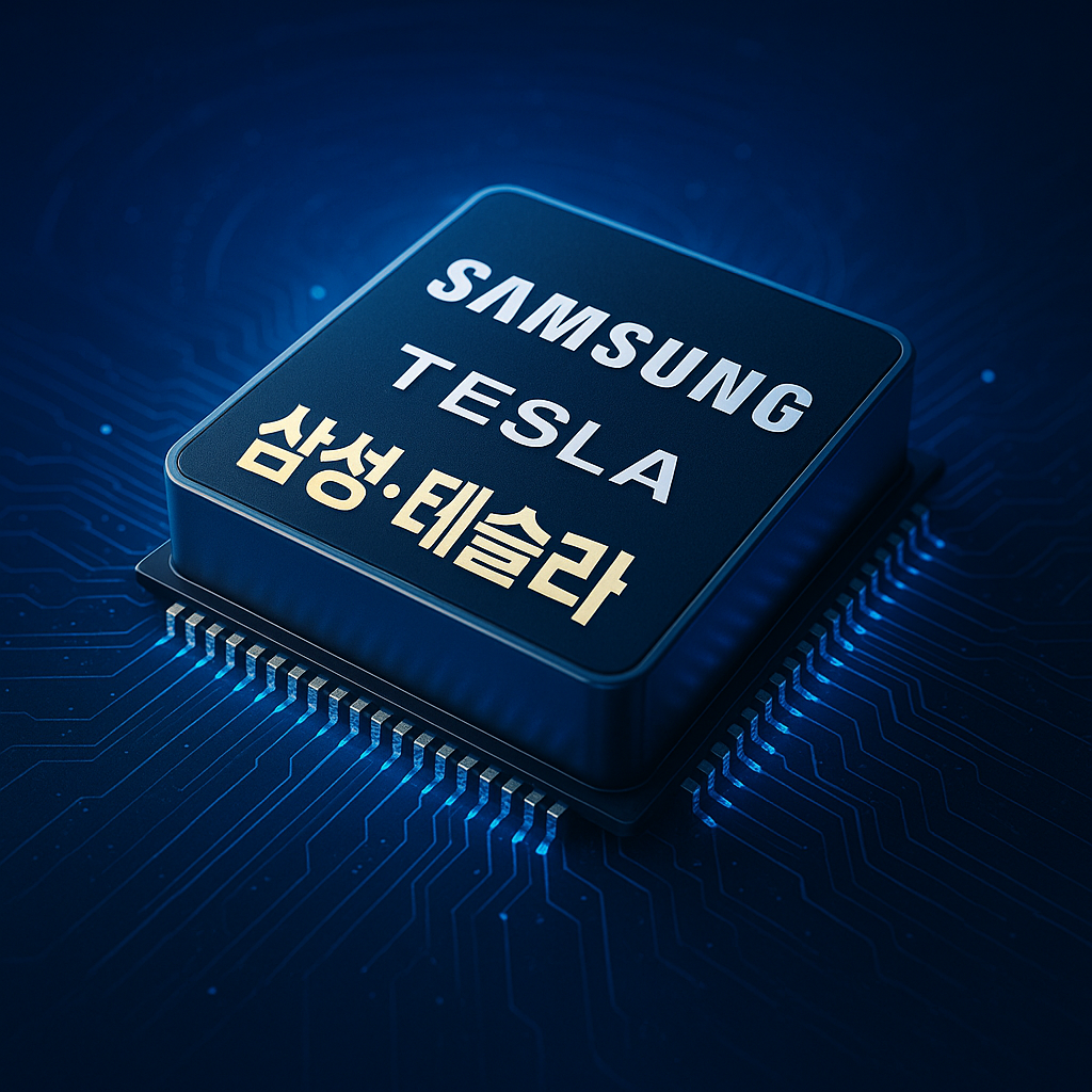 삼성,테슬라반도체수주성공