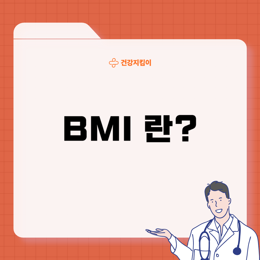 bmi 정상범위 지수 의미