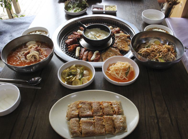 온정리 닭갈비 금강막국수