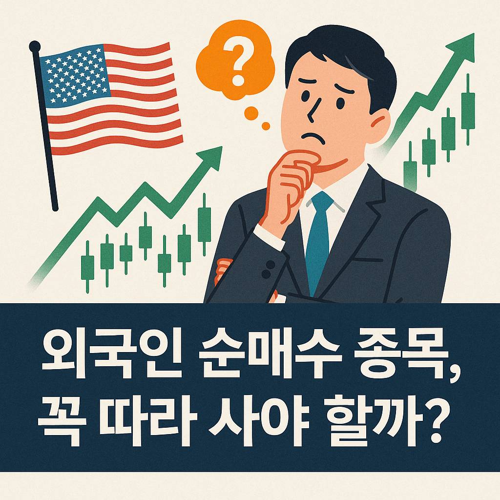 외국인 순매수 종목, 꼭 따라 사야 할까