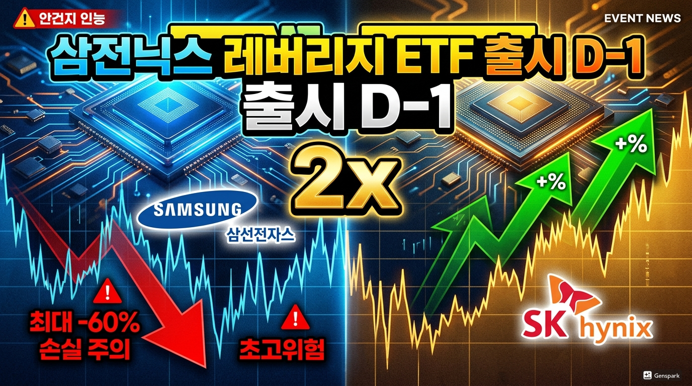 삼전닉스 레버리지 ETF 출시 D-1&hellip;수익 기회와 위험성까지 총정리