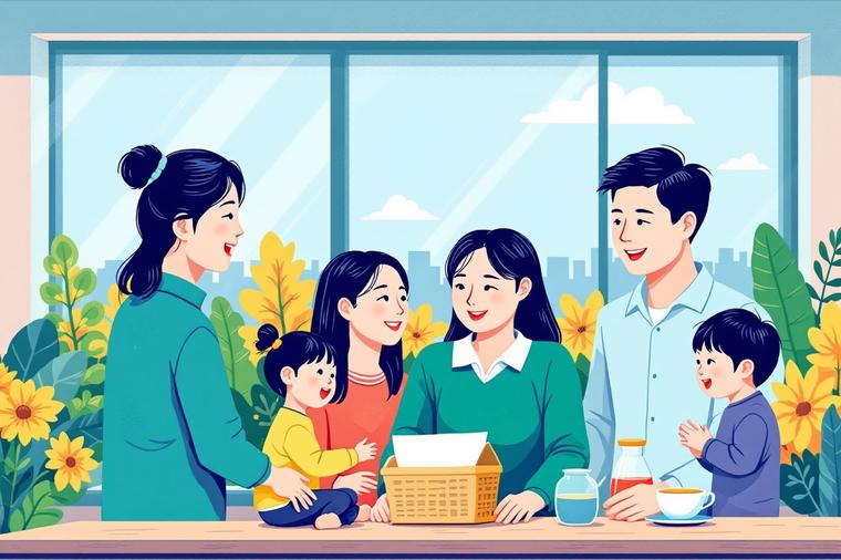 1등급 가전제품 혜택받고 좋아하는 가족