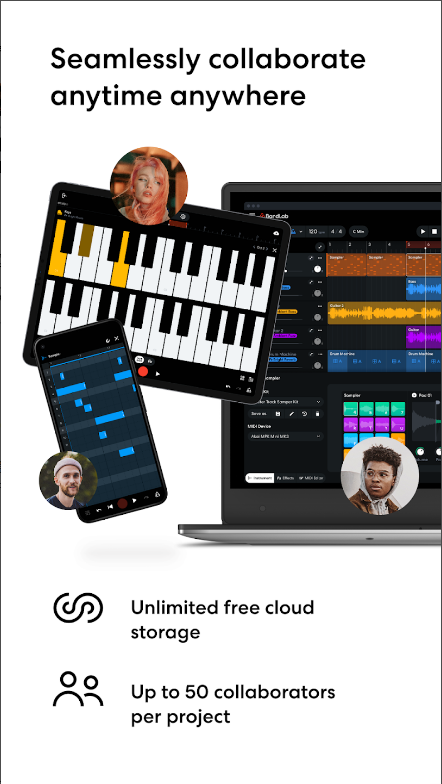 BandLab, 음악 제작 스튜디오, 모바일 무료 노래, 비트 제작 앱