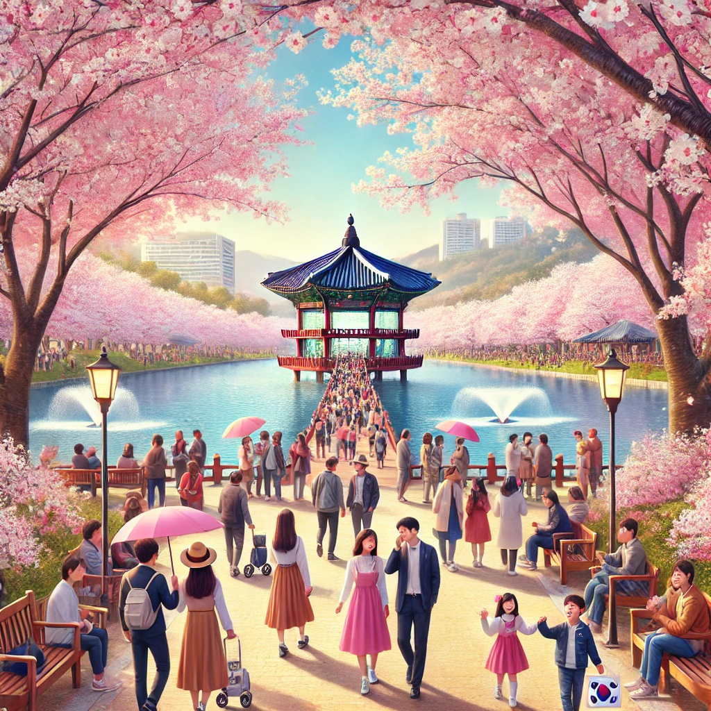 벚꽃 축제 관련 이미지