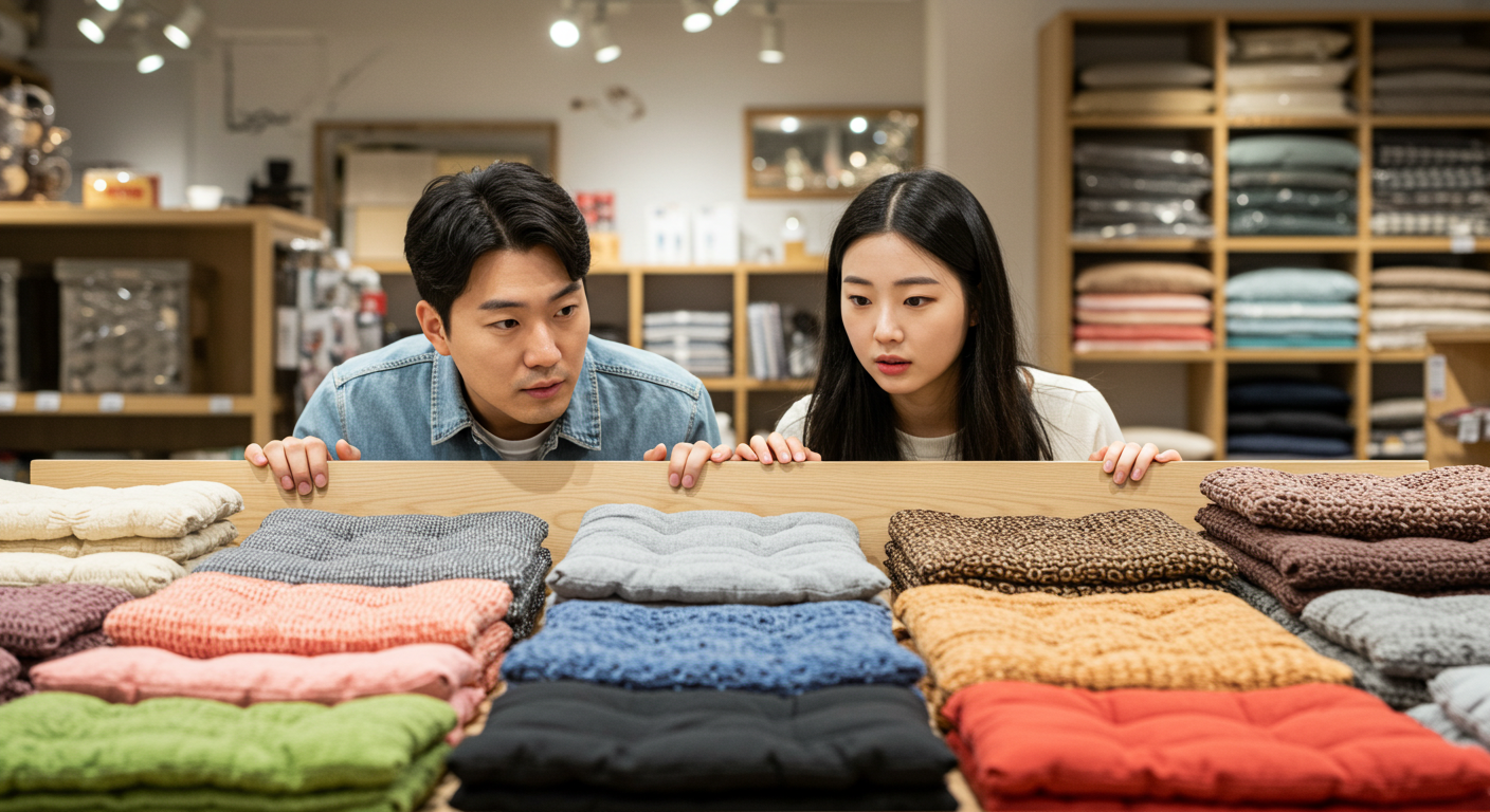 식탁의자 방석커버