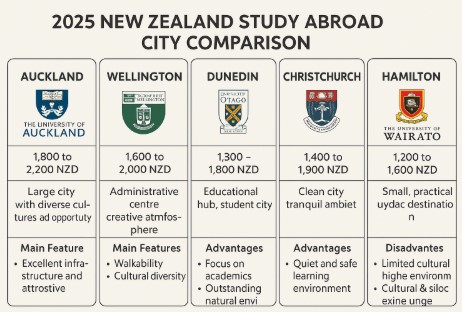 뉴질랜드 유학 도시 추천 TOP 5 사진