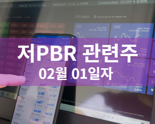 저PBR 관련주