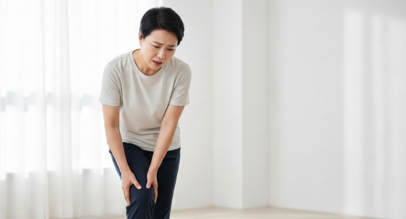 종아리 쥐 반복 신호 모습