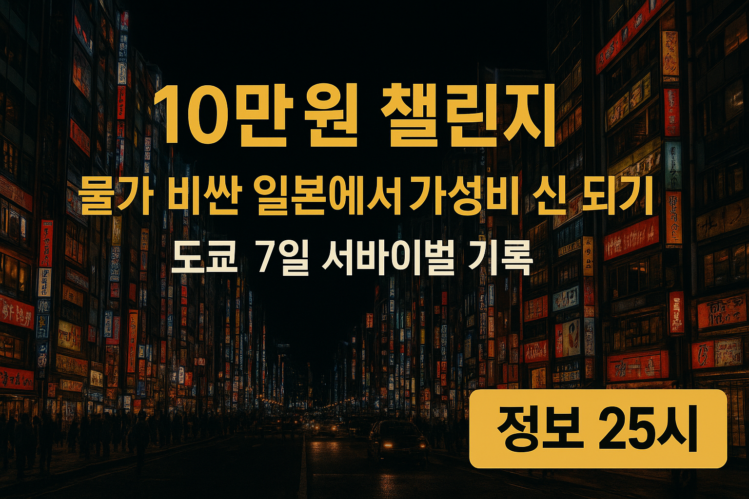 하루 예산 10만 원(약 &yen;10,000)으로 신주쿠를 거점으로 도쿄에서 7일을 지내며 검증한 절약 안내 이미지