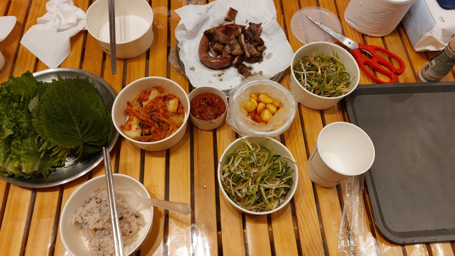 글램핑 갔다면, 바바큐는 당연히 해먹어야지! 하지만, 비용은 2만원!