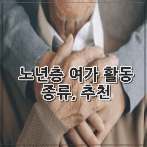 노년층 여가 활동 종류, 추천