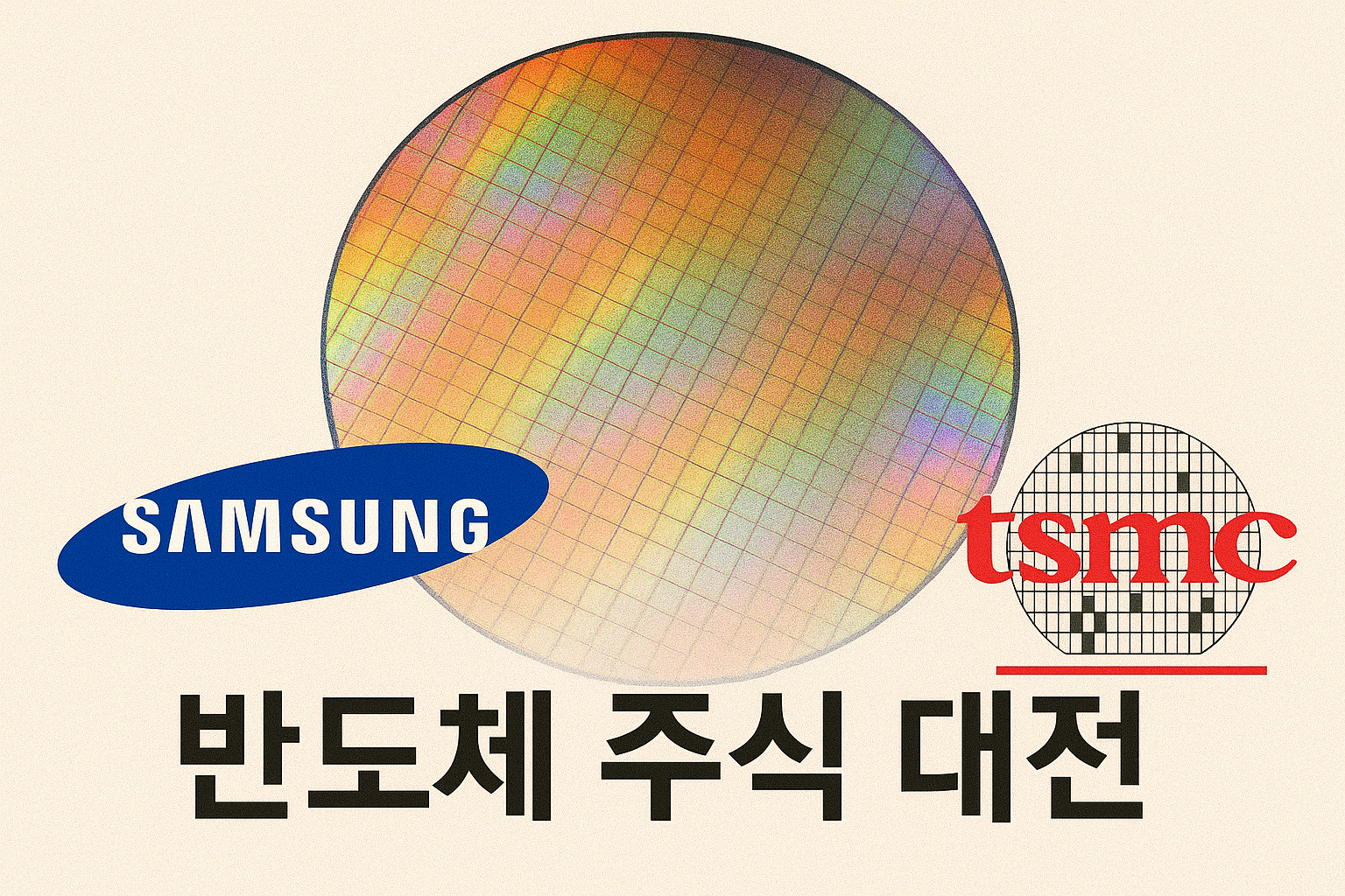 2025년 반도체 전쟁 ⚡ 삼성전자 vs TSMC, 승자는 누구인가?