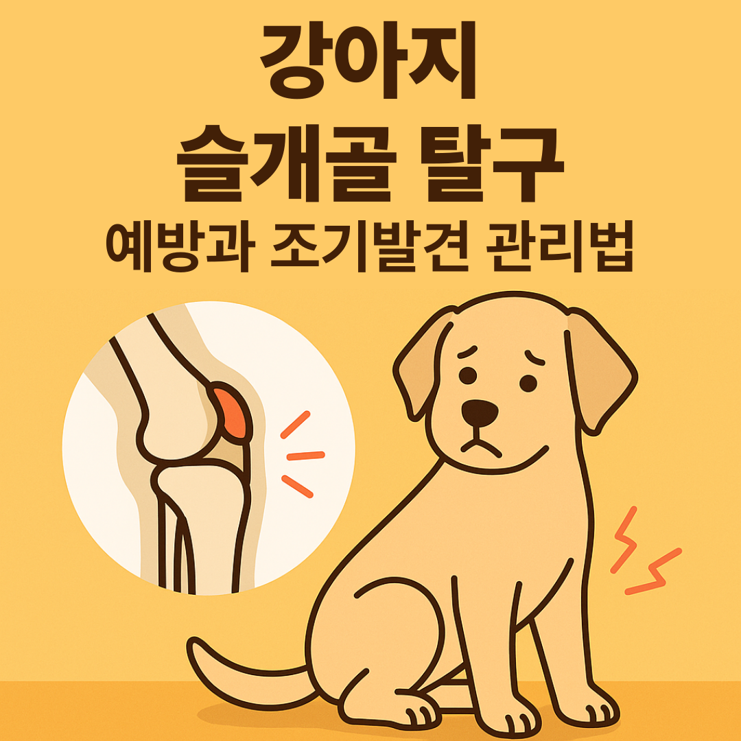 강아지 슬개골 탈구 예방