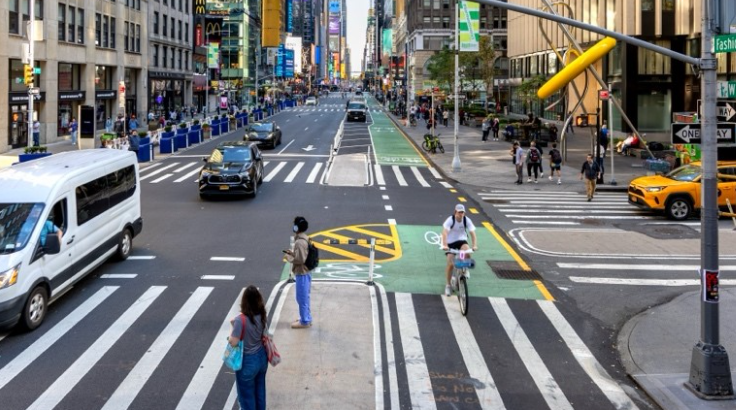 뉴욕맨하탄 도로 자전거길