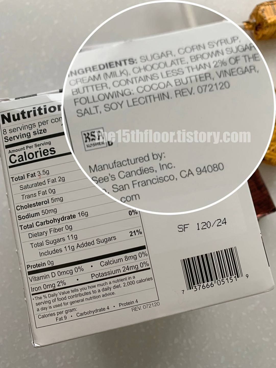 See's CANDIES' Lolly pops