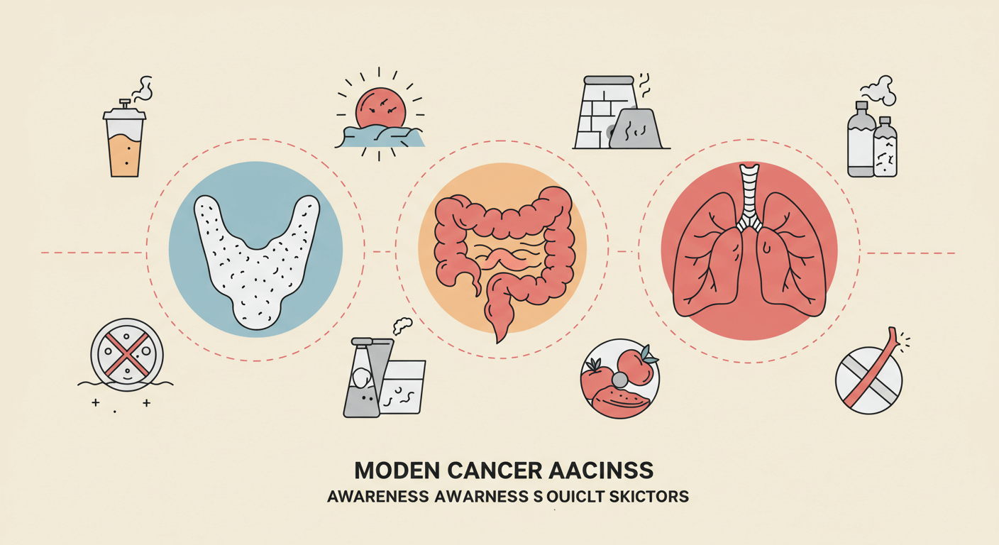 요즘 가장 많이 걸리는 암 (갑상선암, 대장암, 폐암)