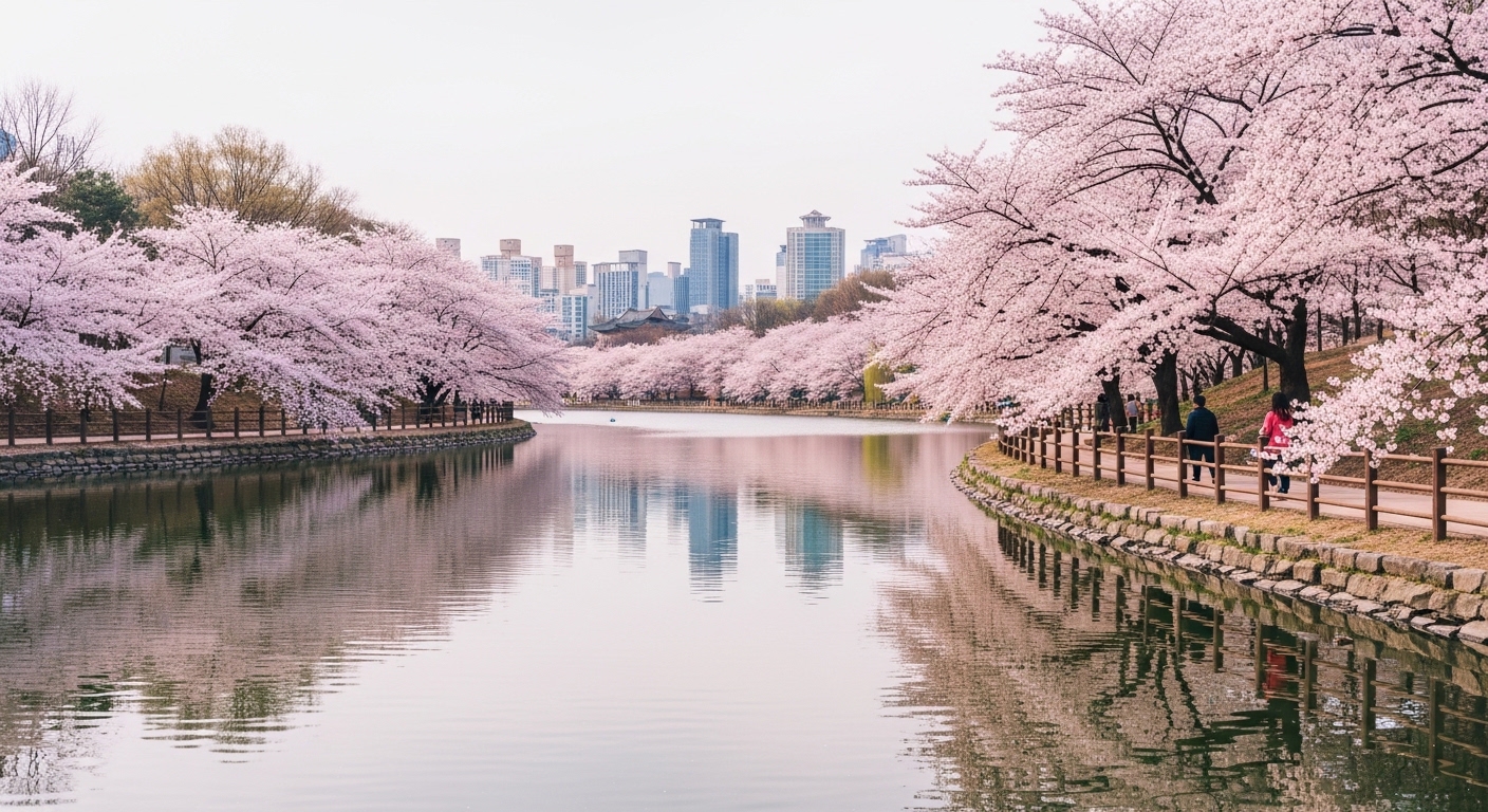 석촌호수, 서울숲, 안산 자락길 벚꽃 명소