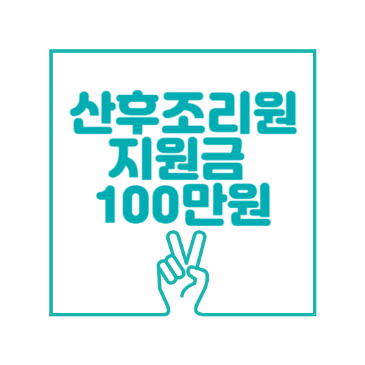 산후조리원 지원금