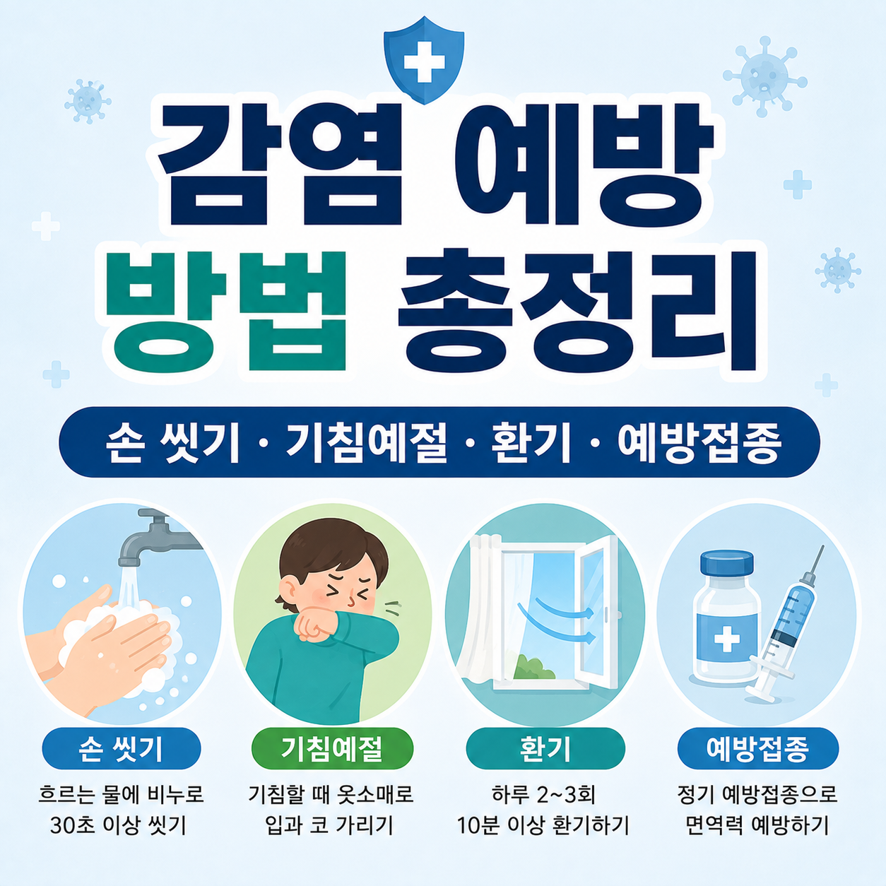 감염 예방 방법