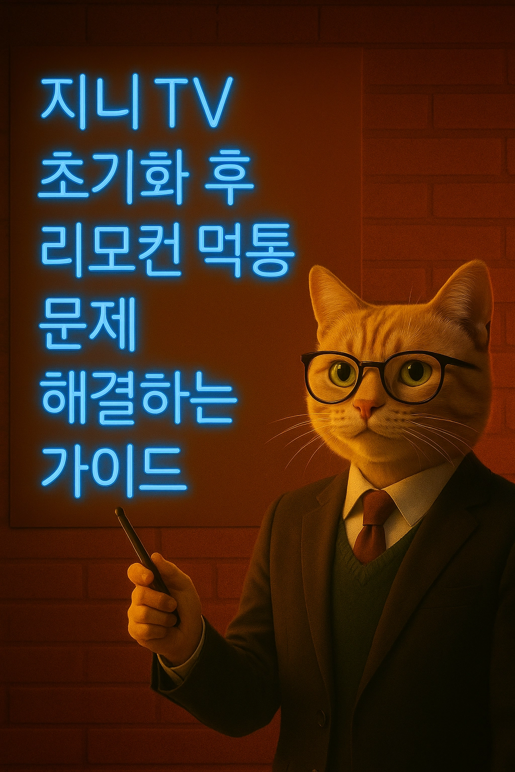 지니TV 초기화 후 리모컨 먹통 문제 즉시 해결하는 가이드