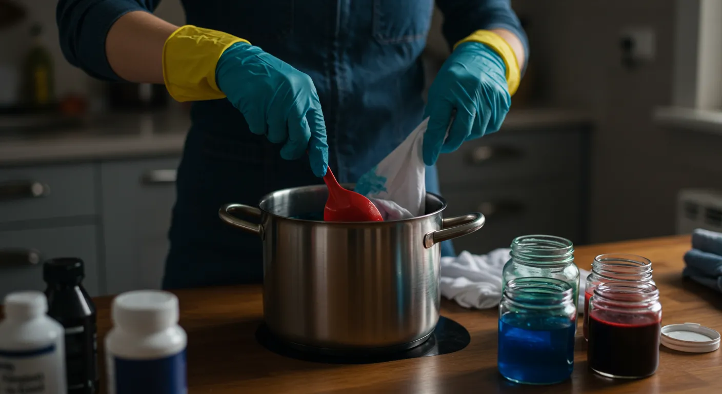 집에서 식용색소로 옷 염색하기